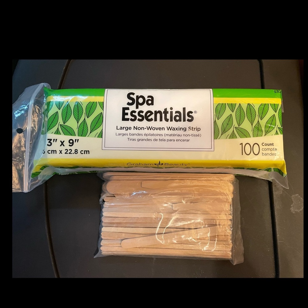 Waxing strips and sticks